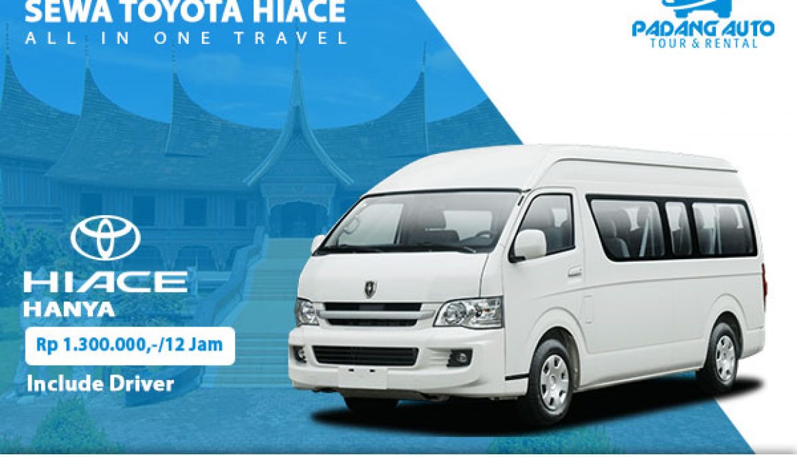 sewa hiace padang