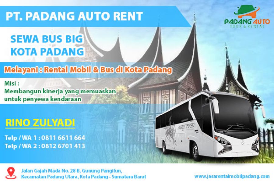 sewa big bus padang