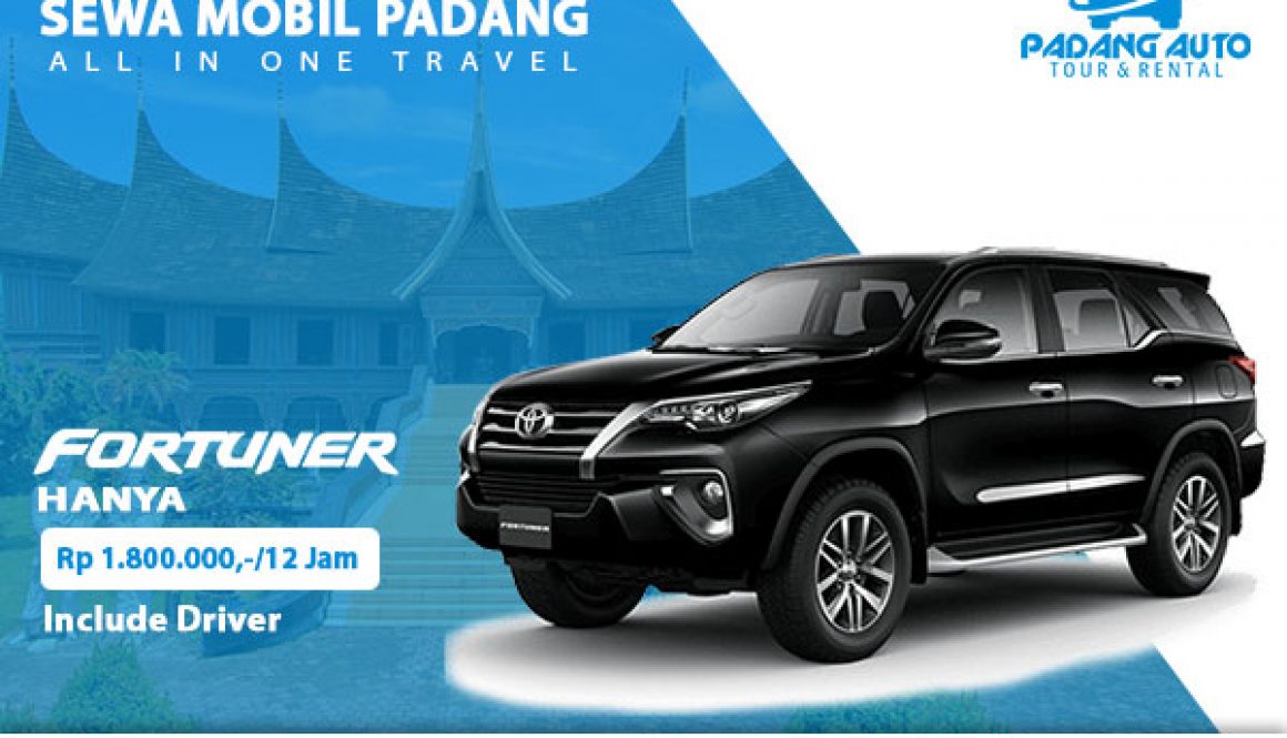 sewa fortuner padang