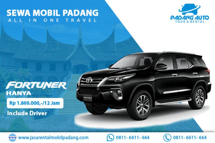 sewa fortuner padang
